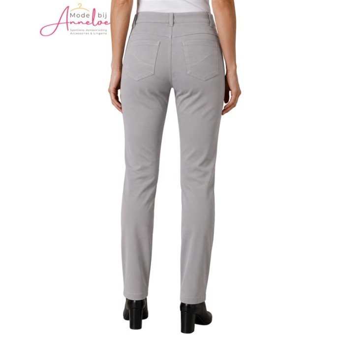 Leona per Donna Broek Doris 13.04 Punta K-Lengte Zilvergrijs Leona per Donna Broek Doris 13.04 Punta K-Lengte Zilvergrijs